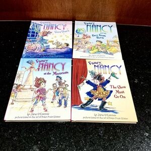 Fancy Nancy Children's Book Set in Giftable Condition Hard Covers